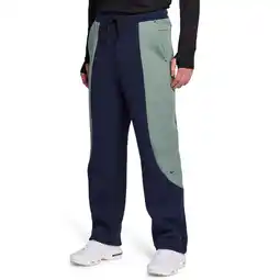 Foot Locker Nike Tech Fleece Broeken Heren - Blauw - Maat S - Poly Fleece aanbieding