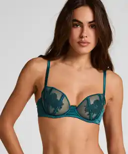 Hunkemoller Hunkemöller Niet-voorgevormde beugel bh Ember Groen aanbieding