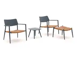 Kees Smit Bellagio Cino lounge balkonset 4-delig stapelbaar aanbieding