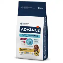 Zooplus 3 kg gratis! Advance droogvoer voor honden 12 kg / 14 kg / 18 kg - 12 kg Sensitive Adult Lam & Rijst aanbieding
