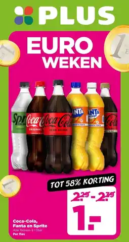 PLUS Coca-Cola, Fanta en Sprite aanbieding