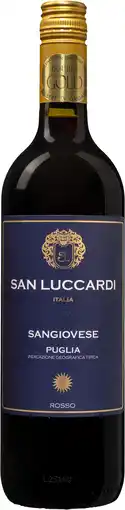 Wijnvoordeel 1 fles San Luccardi Sangiovese aanbieding