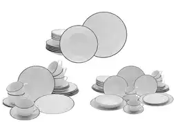 Lidl Creatable Serviesset Luna Black Line aanbieding