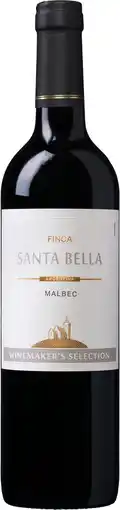 Wijnvoordeel 1 fles Finca Santa Bella Malbec Winemaker's Selection aanbieding
