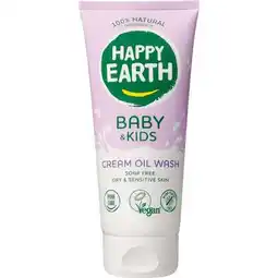 Etos Happy Earth Cream Oil Wash 200 ml aanbieding