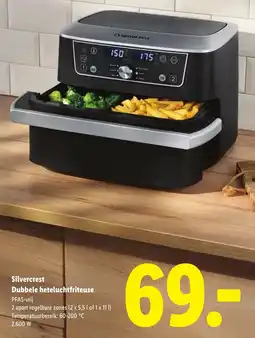 Lidl Silvercrest Dubbele heteluchtfriteuse aanbieding