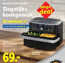 Lidl Silvercrest Dubbele heteluchtfriteuse aanbieding