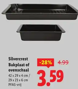 Lidl Silvercrest Bakplaat of Ovenschaal aanbieding