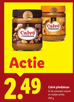 Lidl Calvé pindakaas aanbieding