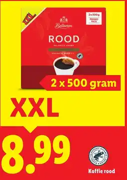 Lidl Koffie rood XXL aanbieding