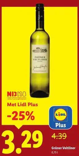 Lidl Grüner Veltliner aanbieding