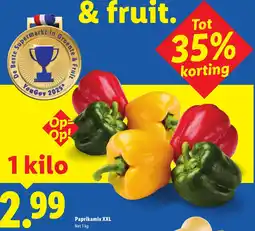 Lidl Paprikamix XXL aanbieding