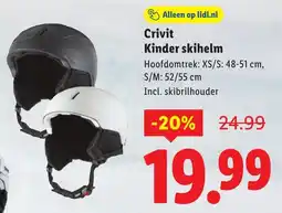 Lidl Crivit Kinder Skihelm aanbieding