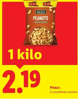 Lidl Pinda's aanbieding