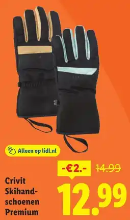 Lidl Crivit Skihandschoenen Premium aanbieding
