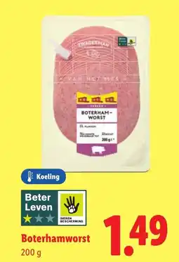 Lidl Boterhamworst aanbieding
