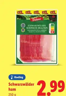 Lidl Schwarzwälder ham aanbieding