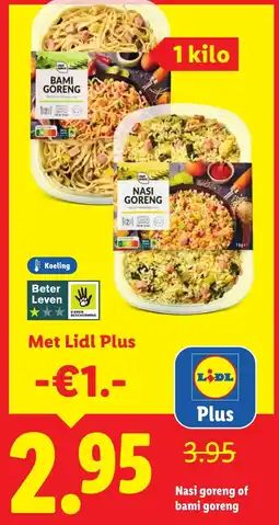 Lidl Nasi goreng of bami goreng aanbieding