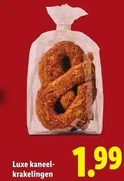 Lidl Luxe kaneel- krakelingen aanbieding