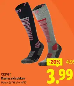 Lidl Crivit Dames Skisokken aanbieding