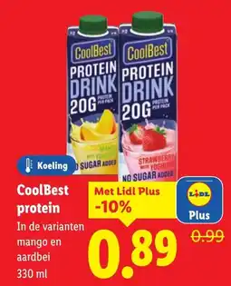 Lidl Coolbest Protein aanbieding