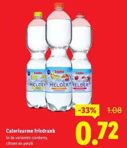 Lidl Caloriearme frisdrank aanbieding