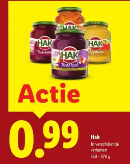 Lidl Hak aanbieding