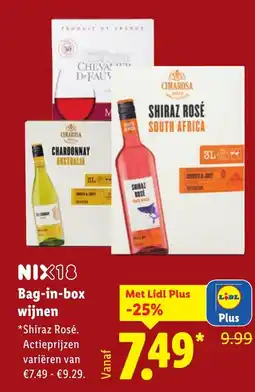 Lidl Bag-in-box wijnen aanbieding