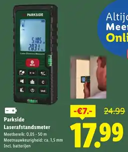 Lidl Parkside Laserafstandsmeter aanbieding