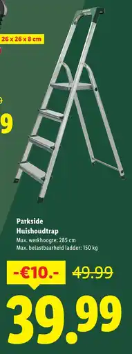Lidl Parkside Huishoudtrap aanbieding