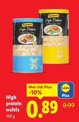 Lidl High protein wafels aanbieding