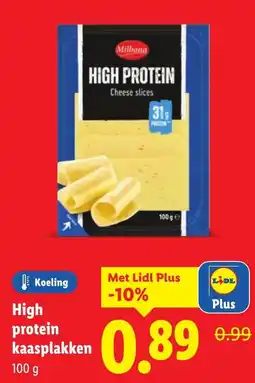 Lidl High protein kaasplakken aanbieding