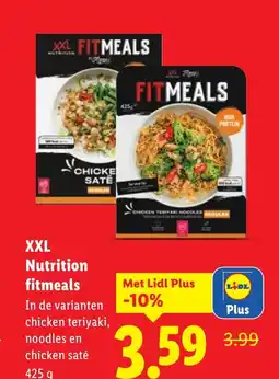 Lidl XXL Nutrition fitmeals aanbieding