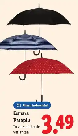 Lidl Esmara Paraplu aanbieding