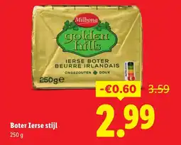 Lidl Boter Ierse stijl 250 g aanbieding