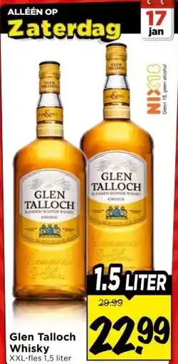 Vomar Voordeelmarkt Glen Talloch Whisky aanbieding