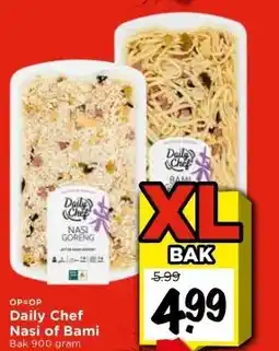 Vomar Voordeelmarkt Daily Chef Nasi of Bami aanbieding