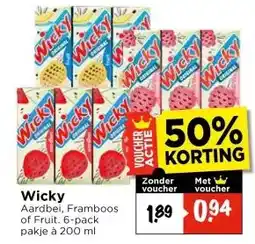 Vomar Voordeelmarkt Wicky aanbieding
