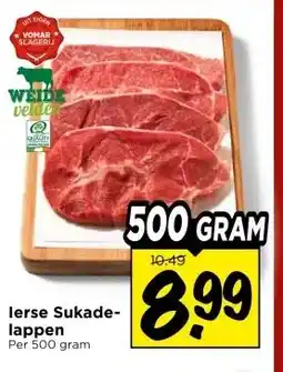 Vomar Voordeelmarkt lerse Sukade- lappen aanbieding