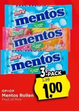 Vomar Voordeelmarkt Mentos Rollen aanbieding