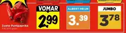 Vomar Voordeelmarkt Zoete Puntpaprika aanbieding