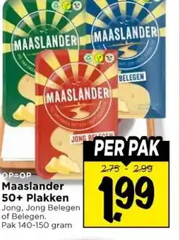 Vomar Voordeelmarkt Maaslander 50+ Plakken aanbieding