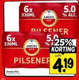 Vomar Voordeelmarkt Amstel Pils aanbieding