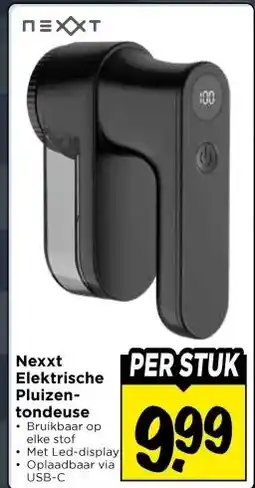 Vomar Voordeelmarkt Nexxt Elektrische Pluizen- tondeuse aanbieding