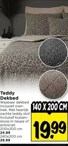 Vomar Voordeelmarkt Teddy Dekbed aanbieding