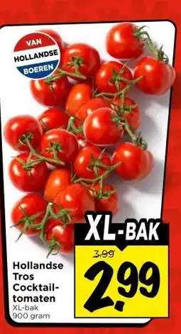 Vomar Voordeelmarkt Hollandse Tros Cocktail- tomaten aanbieding