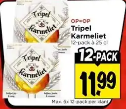 Vomar Voordeelmarkt Tripel Karmeliet aanbieding