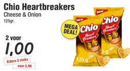 Budget Food Chio Heartbreakers Cheese & Onion aanbieding