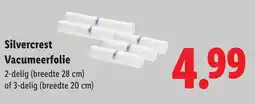 Lidl Silvercrest Vacumeerfolie aanbieding