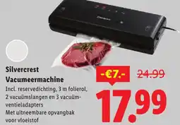 Lidl Silvercrest Vacumeermachine aanbieding